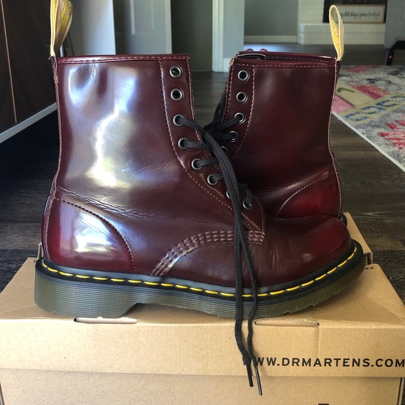 vegan 1460 lace up boots